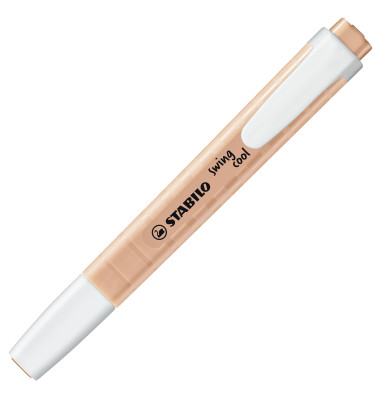 Textmarker swing cool Pastel, 275/126-8, pfirsich, 1-4mm Keilspitze