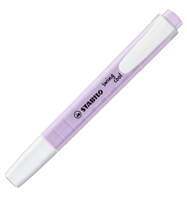 Textmarker swing cool Pastel, 275/155-8, schimmer lila, 1-4mm Keilspitze