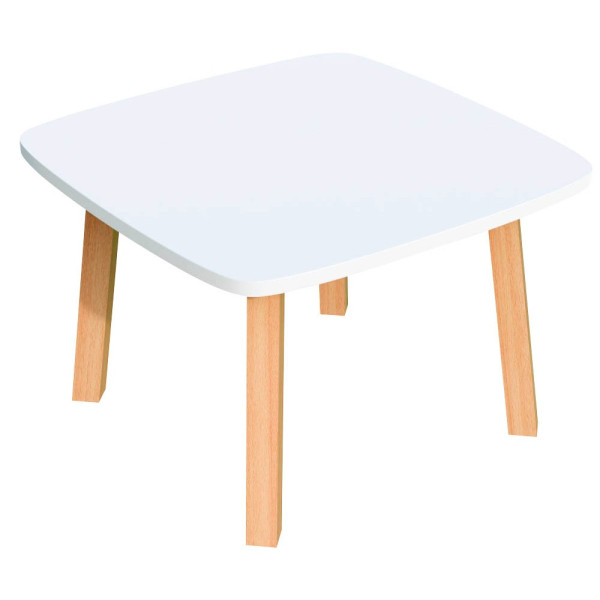 3660141221688 - Beistelltisch Woody 40cm (H) 60x40x60cm (BxHxT) (BxT) quadratisch weiß   braun 3660141221688 PAPERFLOW