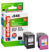Druckerpatrone EDD-545 18-545 (kompatibel zu HP 302XL), schwarz/cyan/magenta/yellow, ca. 590 Seiten schwarz/