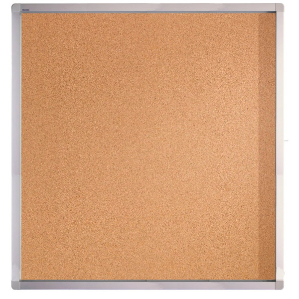 4016946212908 - Schaukasten ECO SK12KE 12xA4 silber braun Kork pinnbar 4016946212908 Franken