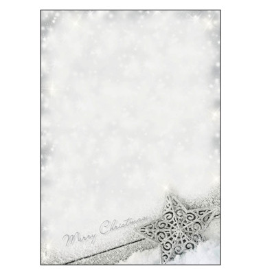 Motiv-Weihnachtsbriefpapier Brilliant Star DP136 A4 90g 
