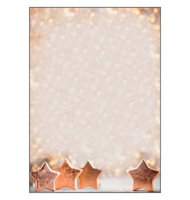 Weihnachtsbriefpapier Copper Glance A4 90 g/qm 100 Blatt