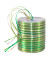 Geschenkband Raffia 138-102, 3mm x 50m, grün/hellgrün/weiß