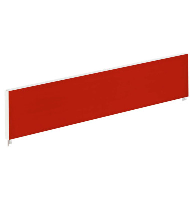 PAPERFLOW Tischtrennwand rot 120,0 x 33,0 cm
