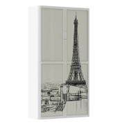 PAPERFLOW Rollladenschrank Paris keine Fachböden