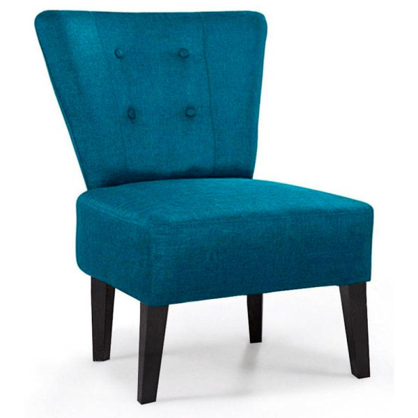 3660141230345 - Besuchersessel Brighton blau   buche ohne Armlehnen 4-Fuß-Gestell 3660141230345 PAPERFLOW