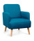 PAPERFLOW Brooks Besuchersessel blau