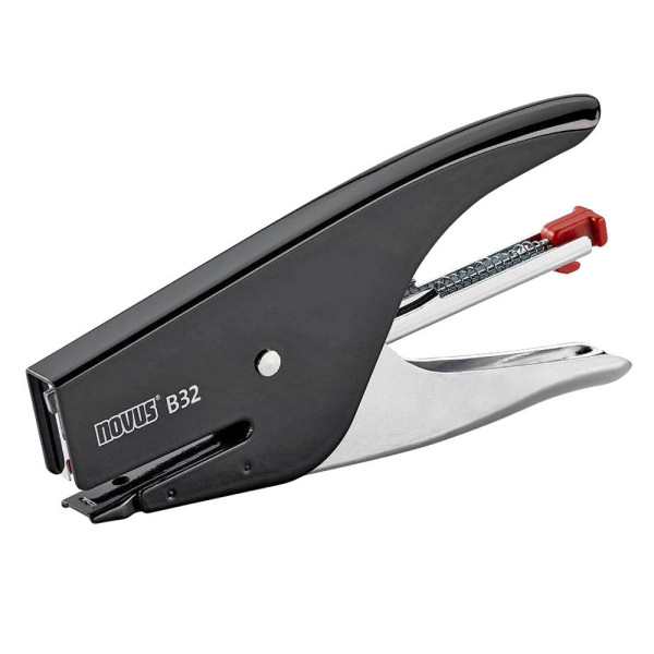 4009729063958 - Heftzange B32 021-0095 schwarz bis 15 Blatt für Nr 10 4009729063958 Novus