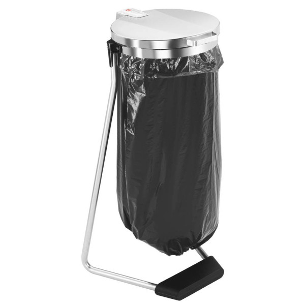 4007126017109 - Müllsackständer ProfiLine MSS Design XXXL für 120 l Müllbeutel mit Griff & Deckel Öffnungswinkel 115° Ø 440 x H 990 mm Stahl verzinkt