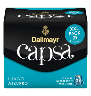 Dallmayr Kaffee Capsa Lungo Azzurro Kaffeekapseln 39 Portionen