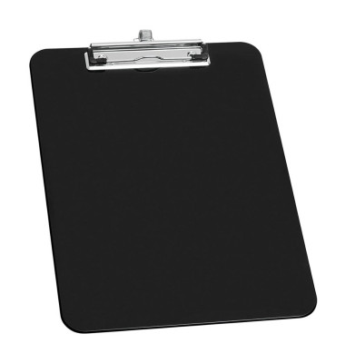 Klemmbrett 57-6601, A4, schwarz, Polystyrol, inkl Aufh&auml;nge&ouml;se