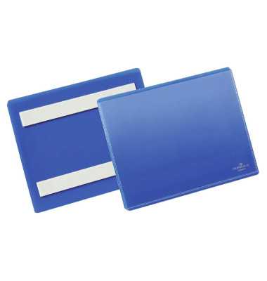 Etikettentaschen blau