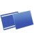 Etikettentaschen blau