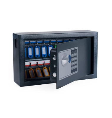 Schlüsseltresor 8002696 20 Schlüssel 5,5kg grau mit Elektronikschloss Metall