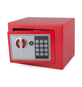 Tresor 8005611 6 l 4,2kg rot mit Elektronikschloss Metall