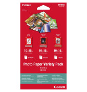 Fotopapier VP-101 Variety Pack 0775B078, 10x15cm, für Inkjet, 200, 260, 275g weiß sortiert einseitig bedruckbar