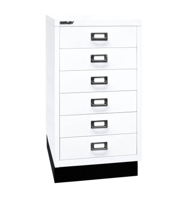 Schubladenschrank MultiDrawer™ 29er Serie L29A36S696, Stahl, 6 Schubladen (Vollauszug), A3, 34,9 x 67 x 43,2 cm, mit Sockel, w