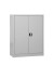 Stahlschrank 100027, abschlie&szlig;bar, 3 OH, lichtgrau, 92x120x42cm (BxHxT)
