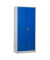 Stahlschrank 100050, abschlie&szlig;bar, 4 OH, lichtgrau/enzianblau, 80x180x38cm (BxHxT)