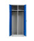 Spind 103928, Metall, 2 Abteile mit 2 Fächern (1 Verschluss je 2 Fächer), abschließbar, 80x180cm (BxH), blau