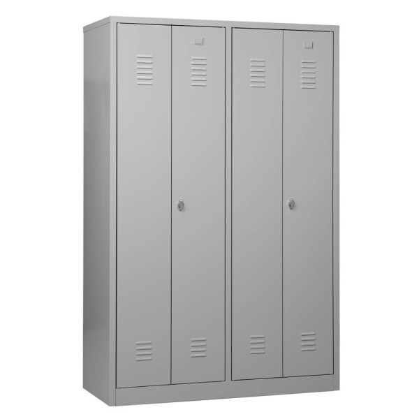 4260090176474 - Spind 104995 Metall 4 Abteile mit 4 Fächern (1 Verschluss je 2 Fächer) abschließbar (Schloss separat erhältlich) 117x180 426 4260090176474 - Spind 104995 Metall 4 Abteile mit 4 Fächern (1 Verschluss je 2 Fächer) abschließbar (Schloss separat erhältlich) 117x180 426