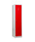 Spind 104914, Metall, 1 Abteil mit 1 Fach, abschließbar, 40x180cm (BxH), rot