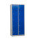 Schließfachschrank 106958, Metall, 2 Abteile mit 10 Fächern, abschließbar (Schloss separat erhältlich), 80x190cm (BxH), blau