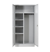 Putzmittelschrank grau/grau