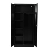 Gürkan Putzmittelschrank schwarz/schwarz