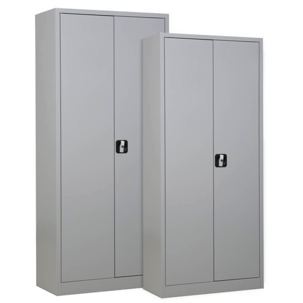 4260090172896 - Stahlschrank 109079 abschließbar 5 OH lichtgrau 92x195x42cm und 80x180x38cm (BxHxT) 4260090172896 Gürkan