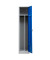 Spind 104952, Metall, 1 Abteil mit 1 Fach, abschließbar, 40x180cm (BxH), blau
