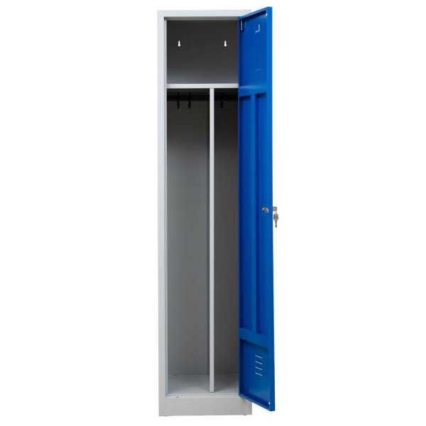 4260090178843 - Spind 104952 Metall 1 Abteil mit 1 Fach abschließbar 40x180cm (BxH) blau 4260090178843 Gürkan