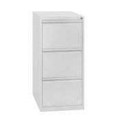 H&auml;ngeregistraturschrank 100298, lichtgrau, 3 Schubladen, 1-bahnig