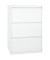 H&auml;ngeregistraturschrank 109693, verkehrswei&szlig;, 3 Schubladen, 2-bahnig