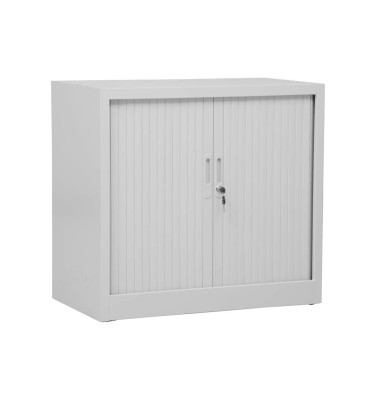 Rollladenschrank 100191, abschlie&szlig;bar, 2 OH, lichtgrau, 80x75x46cm (BxHxT)