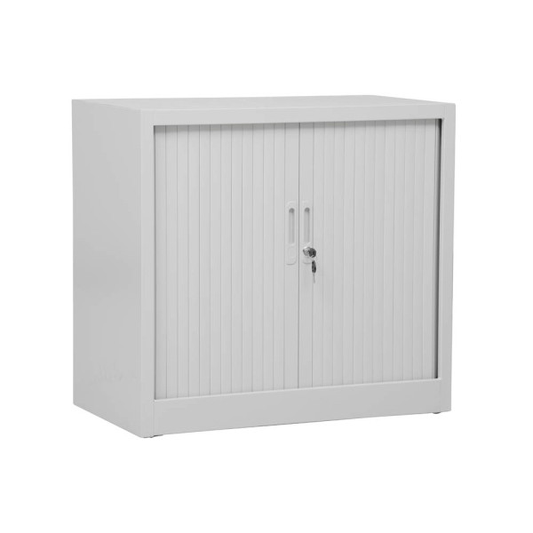 4260090173312 - Rollladenschrank 100191 abschließbar 2 OH lichtgrau 80x75x46cm (BxHxT) 4260090173312 Gürkan