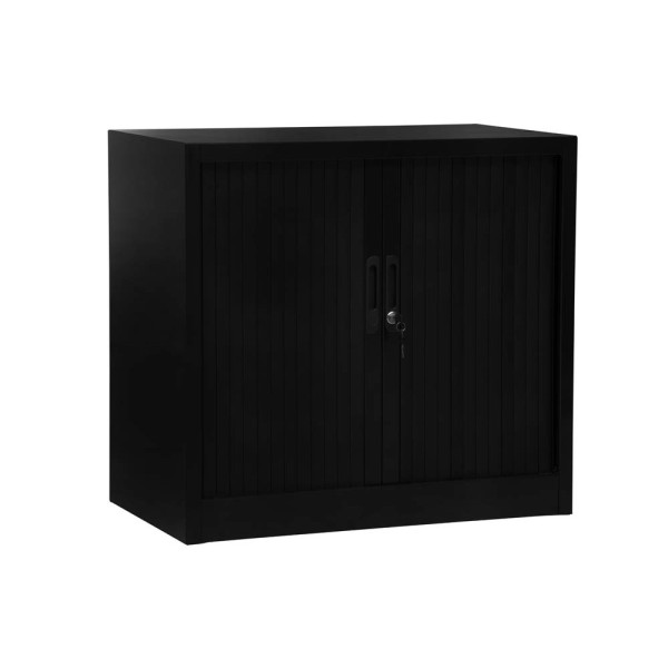 4260090178065 - Rollladenschrank 100194 abschließbar 2 OH schwarz 80x75x46cm (BxHxT) 4260090178065 Gürkan