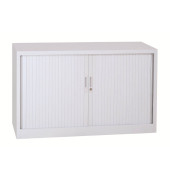 Rollladenschrank 100192, abschlie&szlig;bar, 2 OH, lichtgrau, 120x75x46cm (BxHxT)