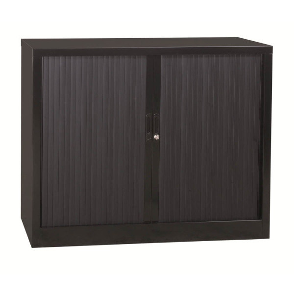 4260090173428 - Rollladenschrank 100212 abschließbar 2 OH schwarz 120x105x46cm (BxHxT) 4260090173428 Gürkan