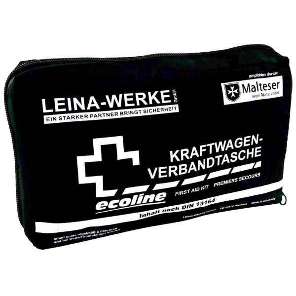 4011166110386 - Erste-Hilfe-Tasche KFZ Compact DIN 13164 schwarz 4011166110386 Leina-Werke 4011166110386 - Erste-Hilfe-Tasche KFZ Compact DIN 13164 schwarz 4011166110386 Leina-Werke