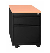 Gürkan Rollcontainer schwarz/schwarz