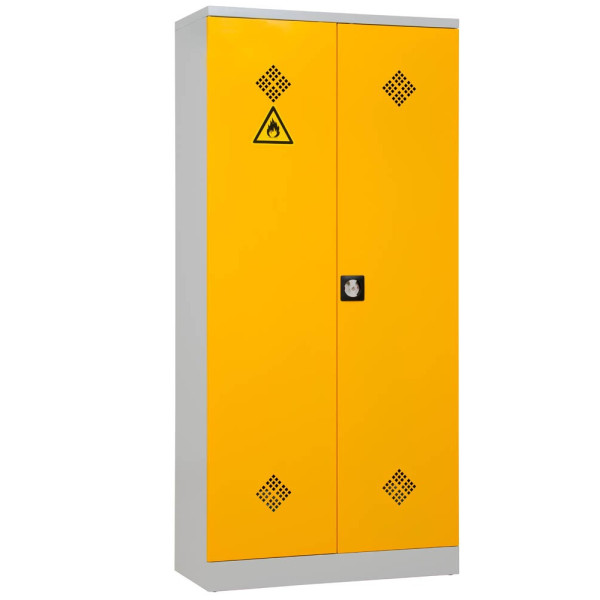 4260090175293 - Umweltschrank 111087 lichtgrau rapsgelb 920 x 420 x 1950 cm aufgebaut 4260090175293 - Umweltschrank 111087 lichtgrau rapsgelb 920 x 420 x 1950 cm aufgebaut