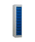 Schließfachschrank 111315, Metall, 1 Abteil mit 10 Fächern, abschließbar, 40x180cm (BxH), blau