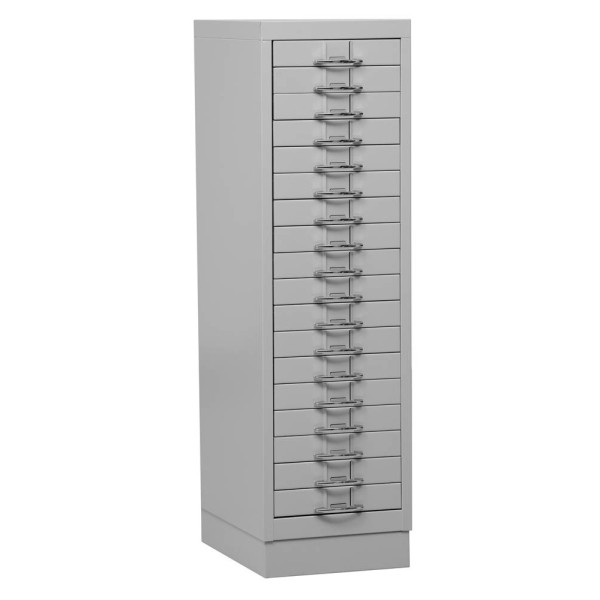 4260610840496 - Schubladenschrank 100499 Stahl 18 Schubladen A4 30 x 105 x 40 cm lichtgrau 4260610840496 Gürkan 4260610840496 - Schubladenschrank 100499 Stahl 18 Schubladen A4 30 x 105 x 40 cm lichtgrau 4260610840496 Gürkan