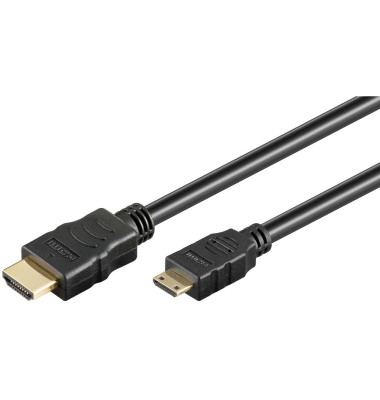 goobay HDMI A/Mini HDMI Kabel 3,0 m