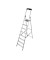 Stehleiter 126368 MONTO Safety, 1 x 8 Stufen, silber, Aluminium