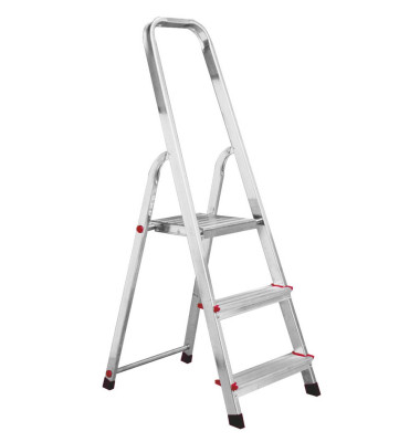 Aluleiter Leiter 3x6 3x7 Stufen Stehleiter Hohe Qualität Kostenloser Versand 