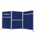 FRANKEN Stellwand ECO, doppelseitig blau 120,0 x 60,0 cm