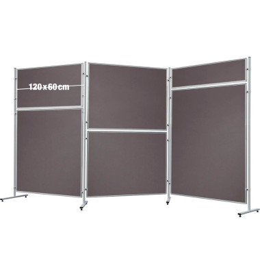 FRANKEN Stellwand ECO, doppelseitig grau 120,0 x 60,0 cm FRANKEN Stellwand ECO, doppelseitig grau 120,0 x 60,0 cm